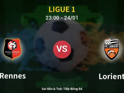 Soi Kèo Rennes vs Lorient – 23:00 24/01 | Nhận Định, Dự Đoán Tỷ Số