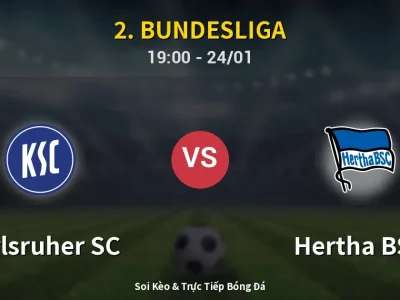 🔴 Trực Tiếp: Karlsruher SC 0-0 Hertha BSC – Link Xem 2. Bundesliga (Full HD)
