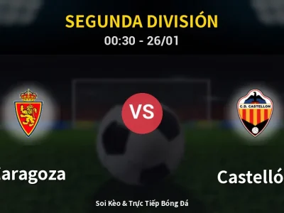 Kết Quả: Zaragoza 0-0 Castellón – Highlight & Bàn Thắng | Segunda División