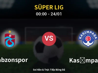 Kết Quả: Trabzonspor 2-1 Kasımpaşa – Highlight & Bàn Thắng | Süper Lig