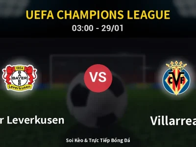 Kết Quả: Bayer Leverkusen 3-0 Villarreal – Highlight & Bàn Thắng | UEFA Champions League