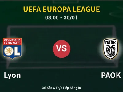 Kết Quả: Lyon 4-2 PAOK – Highlight & Bàn Thắng | UEFA Europa League