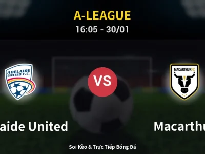 Kết Quả: Adelaide United 1-1 Macarthur – Highlight & Bàn Thắng | A-League