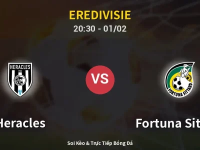 🔴 Trực Tiếp: Heracles 0-0 Fortuna Sittard – Link Xem Eredivisie (Full HD)