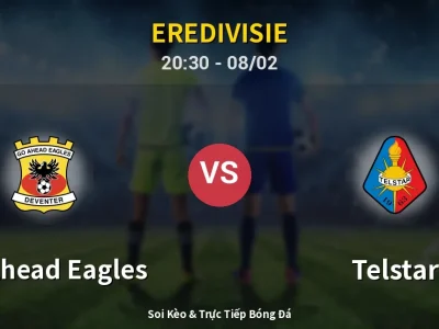 🔴 Trực Tiếp: GO Ahead Eagles 0-0 Telstar – Link Xem Eredivisie (Full HD)