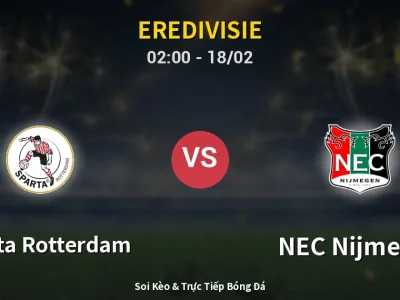 Kết Quả: Sparta Rotterdam 1-1 NEC Nijmegen – Highlight & Bàn Thắng | Eredivisie