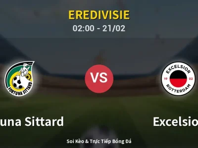 Kết Quả: Fortuna Sittard 2-1 Excelsior – Highlight & Bàn Thắng | Eredivisie
