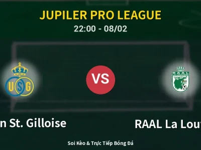 Soi Kèo Union St. Gilloise vs RAAL La Louvière – 22:00 08/02 | Nhận Định, Dự Đoán Tỷ Số