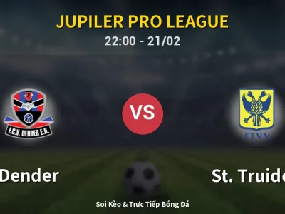 🔴 Trực Tiếp: Dender 1-0 St. Truiden – Link Xem Jupiler Pro League (Full HD)