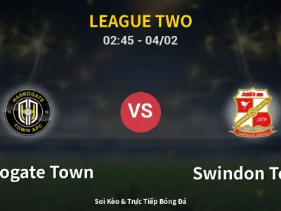 Kết Quả: Harrogate Town 0-1 Swindon Town – Highlight & Bàn Thắng | League Two