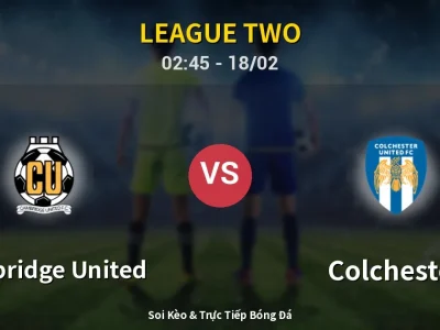 Kết Quả: Cambridge United 1-1 Colchester – Highlight & Bàn Thắng | League Two