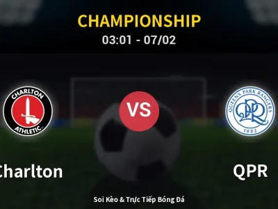 Kết Quả: Charlton 0-0 QPR – Highlight & Bàn Thắng | Championship