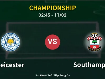 Kết Quả: Leicester 3-4 Southampton – Highlight & Bàn Thắng | Championship