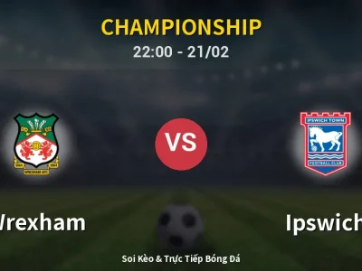 🔴 Trực Tiếp: Wrexham 1-1 Ipswich – Link Xem Championship (Full HD)