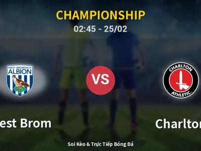 Kết Quả: West Brom 1-1 Charlton – Highlight & Bàn Thắng | Championship
