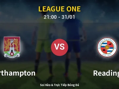 🔴 Trực Tiếp: Northampton 0-0 Reading – Link Xem League One (Full HD)