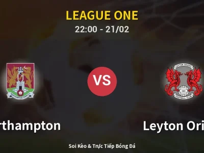 🔴 Trực Tiếp: Northampton 0-1 Leyton Orient – Link Xem League One (Full HD)