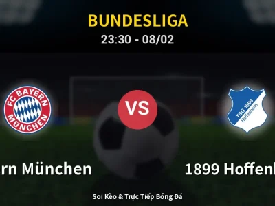 Soi Kèo Bayern München vs 1899 Hoffenheim – 23:30 08/02 | Nhận Định, Dự Đoán Tỷ Số