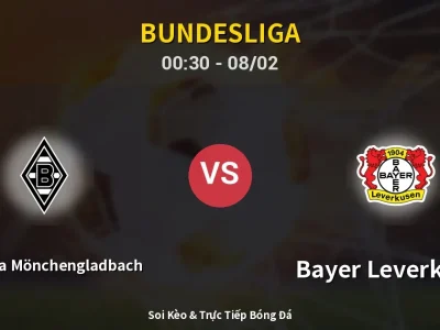 Kết Quả: Borussia Mönchengladbach 1-1 Bayer Leverkusen – Highlight & Bàn Thắng | Bundesliga