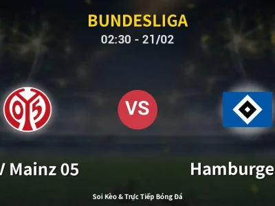 Kết Quả: FSV Mainz 05 1-1 Hamburger SV – Highlight & Bàn Thắng | Bundesliga