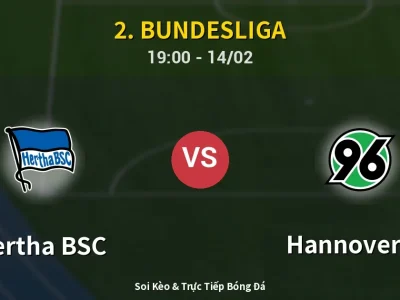 🔴 Trực Tiếp: Hertha BSC 0-2 Hannover 96 – Link Xem 2. Bundesliga (Full HD)