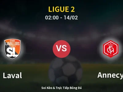 Kết Quả: Laval 2-2 Annecy – Highlight & Bàn Thắng | Ligue 2
