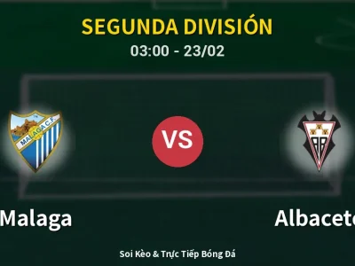 Kết Quả: Malaga 1-0 Albacete – Highlight & Bàn Thắng | Segunda División