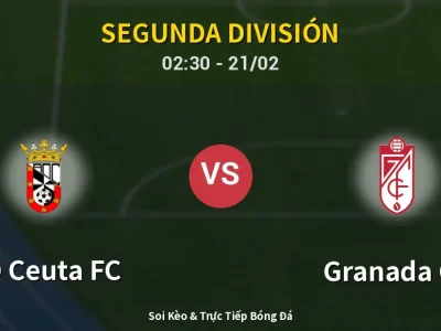 Kết Quả: AD Ceuta FC 2-1 Granada CF – Highlight & Bàn Thắng | Segunda División