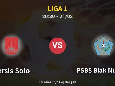Kết Quả: Persis Solo 1-1 PSBS Biak Numfor – Highlight & Bàn Thắng | Liga 1