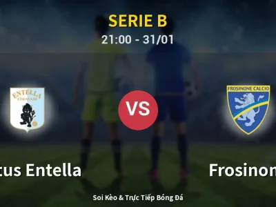 🔴 Trực Tiếp: Virtus Entella 0-0 Frosinone – Link Xem Serie B (Full HD)