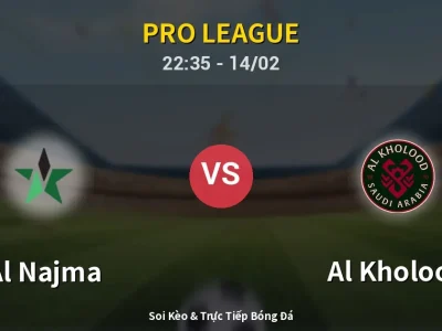 Soi Kèo Al Najma vs Al Kholood – 22:35 14/02 | Nhận Định, Dự Đoán Tỷ Số