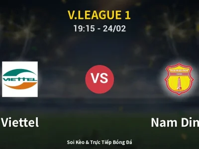 Kết Quả: Viettel 1-0 Nam Dinh – Highlight & Bàn Thắng | V.League 1