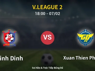 Kết Quả: Binh Dinh 2-0 Xuan Thien Phu Tho – Highlight & Bàn Thắng | V.League 2