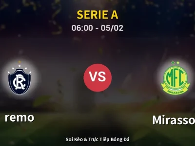 Kết Quả: remo 2-2 Mirassol – Highlight & Bàn Thắng | Serie A