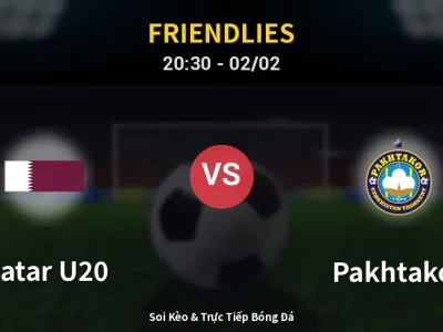 Soi Kèo Qatar U20 vs Pakhtakor – 20:30 02/02 | Nhận Định, Dự Đoán Tỷ Số
