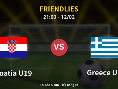 🔴 Trực Tiếp: Croatia U19 0-0 Greece U19 – Link Xem Friendlies (Full HD)