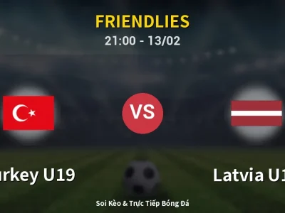 🔴 Trực Tiếp: Turkey U19 0-0 Latvia U19 – Link Xem Friendlies (Full HD)
