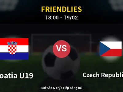 Kết Quả: Croatia U19 0-0 Czech Republic U19 – Highlight & Bàn Thắng | Friendlies