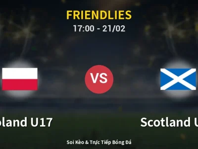 Kết Quả: Poland U17 4-2 Scotland U17 – Highlight & Bàn Thắng | Friendlies