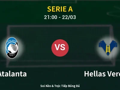 🔴 Trực Tiếp: Atalanta 0-0 Hellas Verona – Link Xem Serie A (Full HD)
