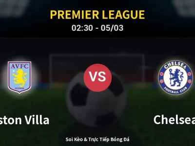 Kết Quả: Aston Villa 1-4 Chelsea – Highlight & Bàn Thắng | Premier League