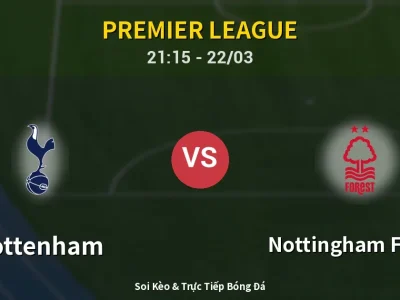 Soi Kèo Tottenham vs Nottingham Forest – 21:15 22/03 | Nhận Định, Dự Đoán Tỷ Số