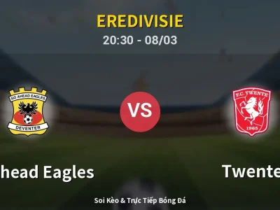 🔴 Trực Tiếp: GO Ahead Eagles 0-1 Twente – Link Xem Eredivisie (Full HD)