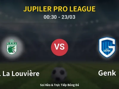 Kết Quả: RAAL La Louvière 5-5 Genk – Highlight & Bàn Thắng | Jupiler Pro League