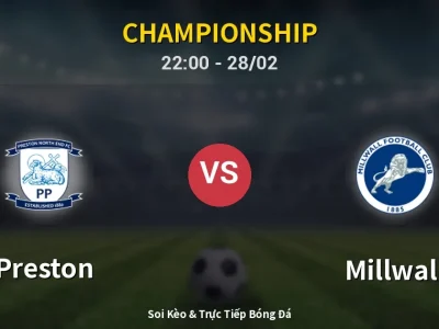 Soi Kèo Preston vs Millwall – 22:00 28/02 | Nhận Định, Dự Đoán Tỷ Số