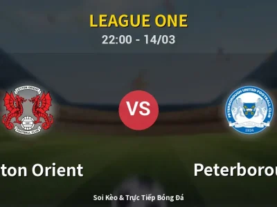 🔴 Trực Tiếp: Leyton Orient 0-0 Peterborough – Link Xem League One (Full HD)