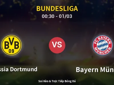 Kết Quả: Borussia Dortmund 2-3 Bayern München – Highlight & Bàn Thắng | Bundesliga