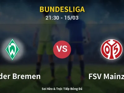 Soi Kèo Werder Bremen vs FSV Mainz 05 – 21:30 15/03 | Nhận Định, Dự Đoán Tỷ Số
