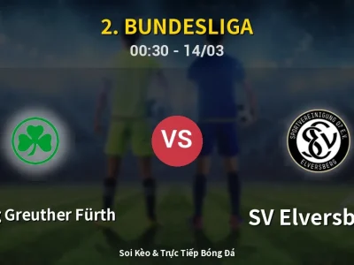 🔴 Trực Tiếp: SpVgg Greuther Fürth 1-0 SV Elversberg – Link Xem 2. Bundesliga (Full HD)