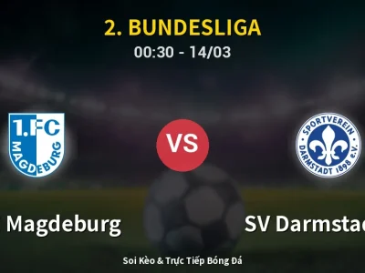 🔴 Trực Tiếp: 1. FC Magdeburg 0-0 SV Darmstadt 98 – Link Xem 2. Bundesliga (Full HD)